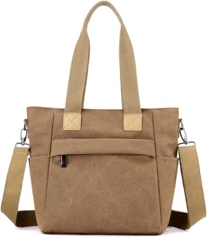 Crossbody Bag for Women Canvas Handbag Casual Top Handle Bag Large Shoulder Bag Tote Bag Satchel Bag