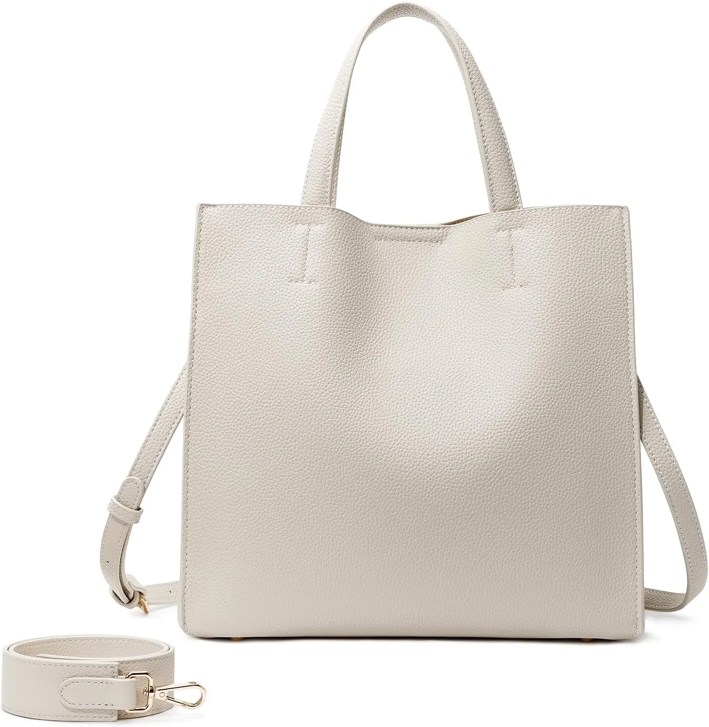 Crossbody Bag for Women Leather Tote Bag for Women Shoulder Handbag Purse Bucket Bag Purse with 2PCS Shoulder Strap