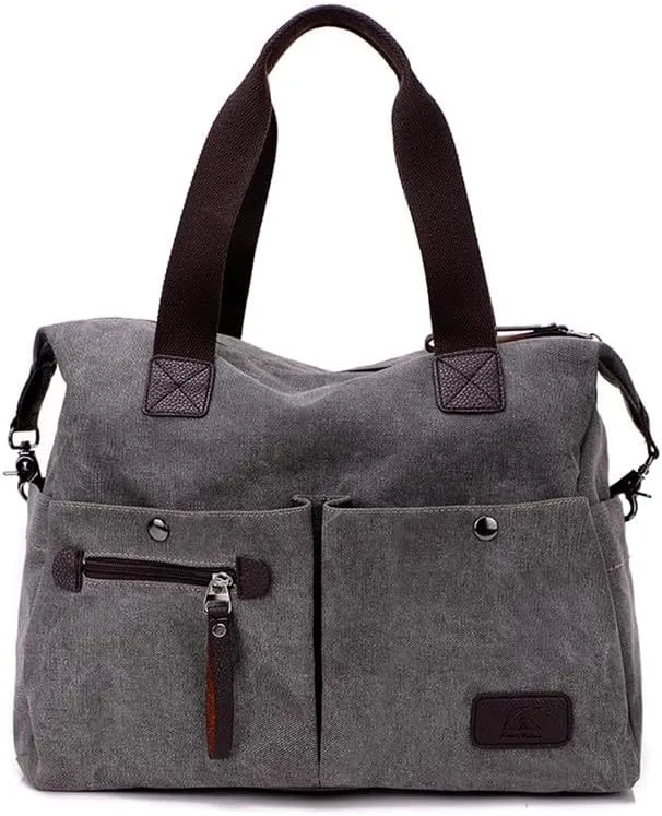 Crossbody Bags for Women Messenger Bag Travel Shoulder Bag Sling Work Bag with Adjustable Strap Top-Handle Handbags Grey