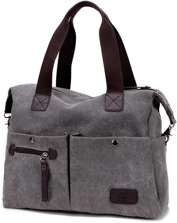 Crossbody Bags for Women Messenger Bag Travel Shoulder Bag Sling Work Bag with Adjustable Strap Top-Handle Handbags Grey