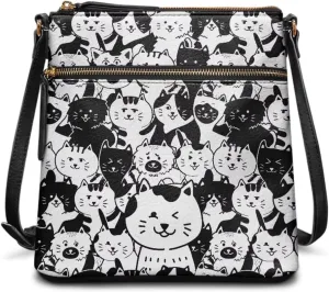 Crossbody for Women, Shoulder Tote Bags Handbags Purses with Straps PU Leather Satchel Purse Travel Bag