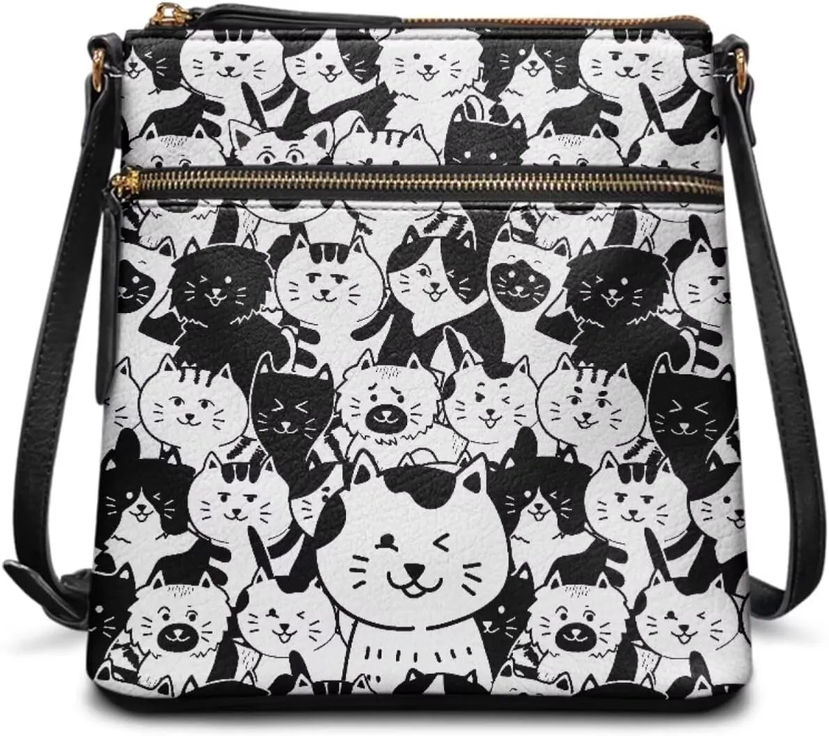 Crossbody for Women, Shoulder Tote Bags Handbags Purses with Straps PU Leather Satchel Purse Travel Bag