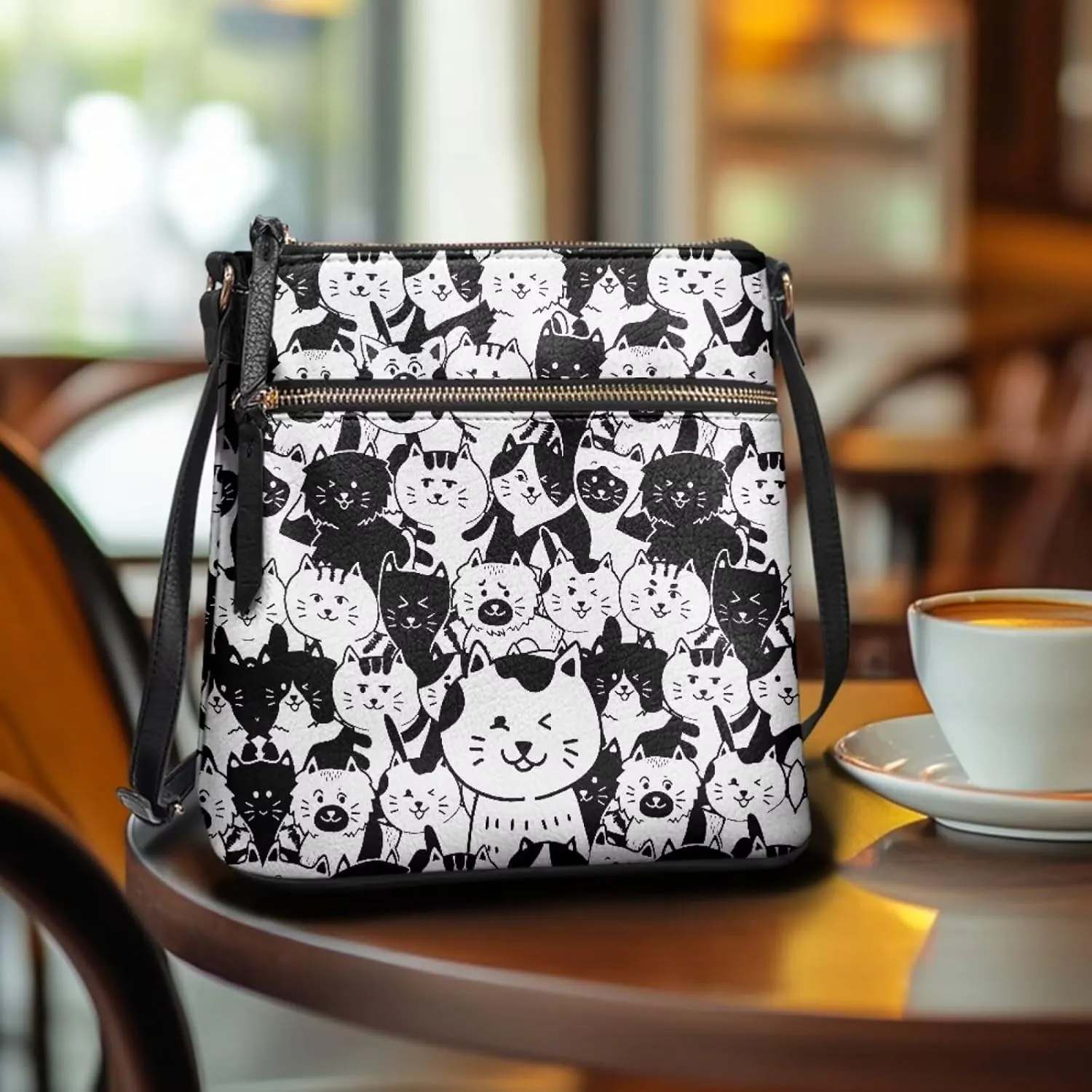 Crossbody for Women, Shoulder Tote Bags Handbags Purses with Straps PU Leather Satchel Purse Travel Bag