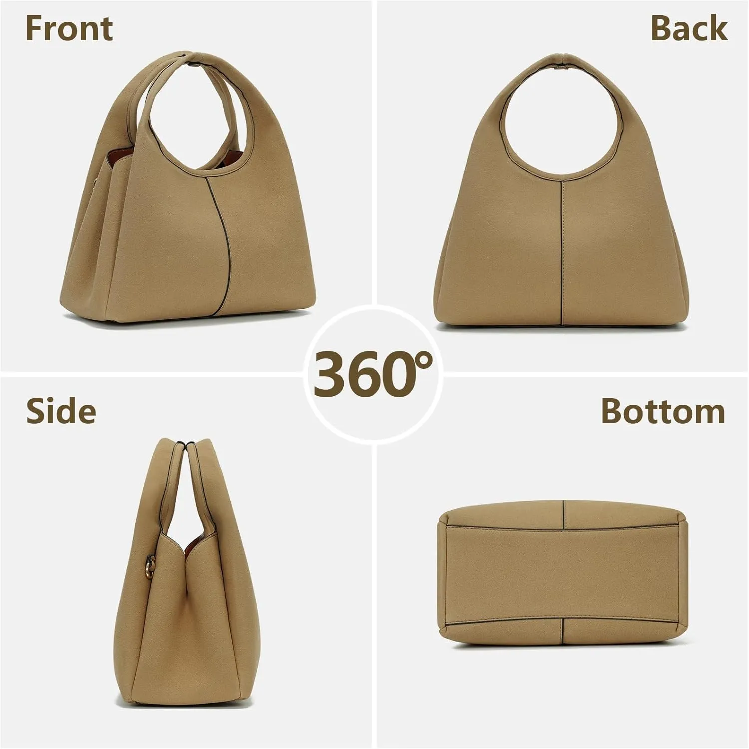 Crossbody Purse for Women Top Handle Satchel Shoulder Tote Bag Genuine Leather Handbag for Office or Everyday Use