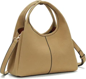 Crossbody Purse for Women Top Handle Satchel Shoulder Tote Bag Genuine Leather Handbag for Office or Everyday Use