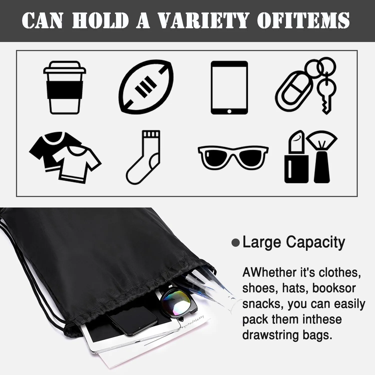 Custom Bags With Your Logo Set of 100 Custom Backpack Draw String Bags Pack Bulk for Travelling Swimming Gym Everyday Use (Blue 2)