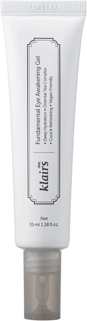 [DearKlairs] Fundamental Eye Awakening Gel 35ml | Vegan, Improves Dark Circles with de-Puffing and Anti-oxidizing for Bags, Puffy Under Eye Treatment for Women