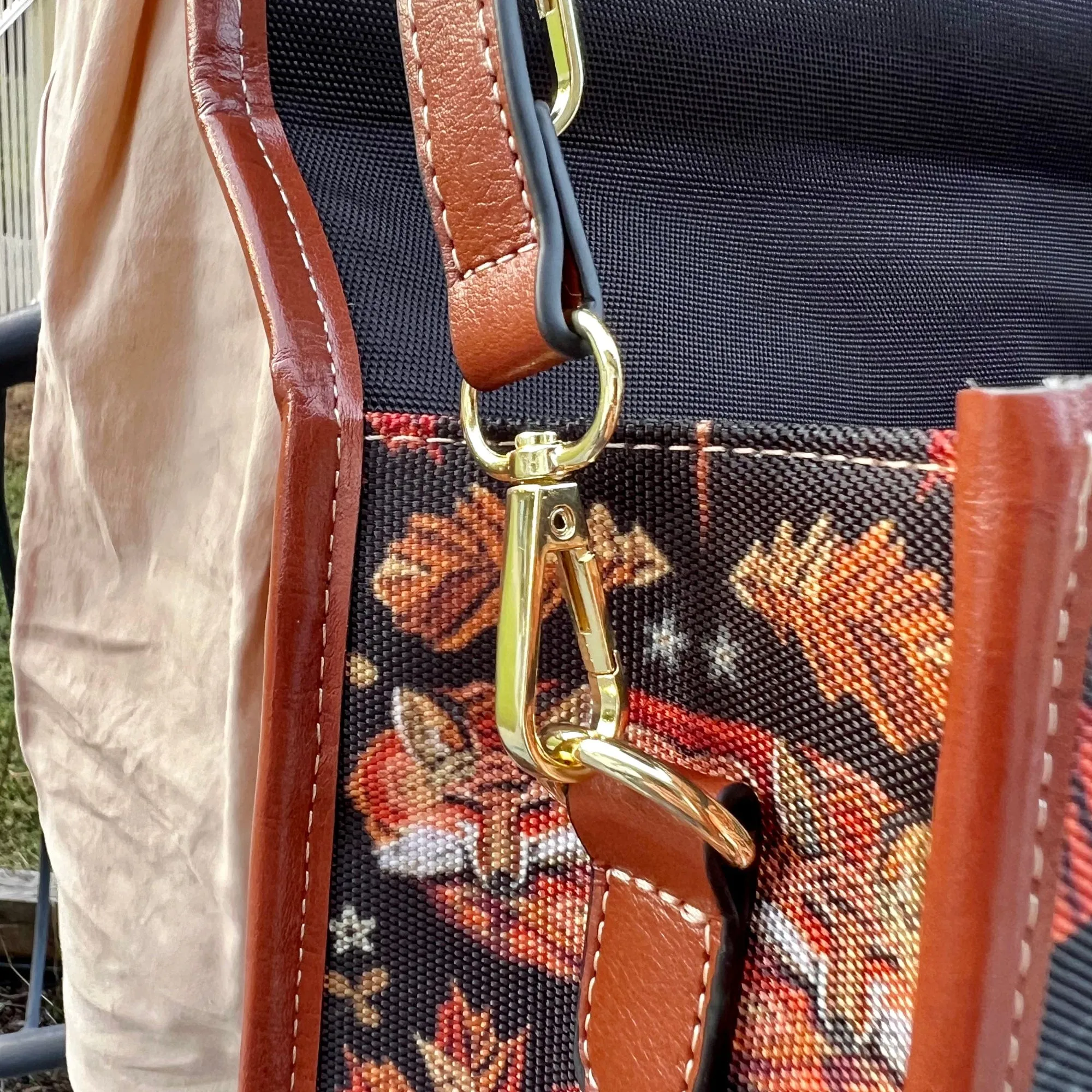 Deers and Foxes | Canvas Satchel Bag