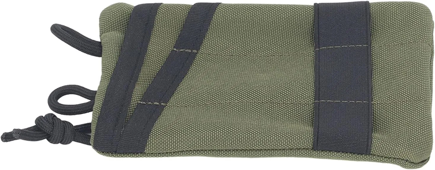 Deposit Money Bags Oxford Cloth Portable Wallet Pouches Key Card Case Holder Belt Bag Storage Pouch for Travel and Outdoor Activities (Green)