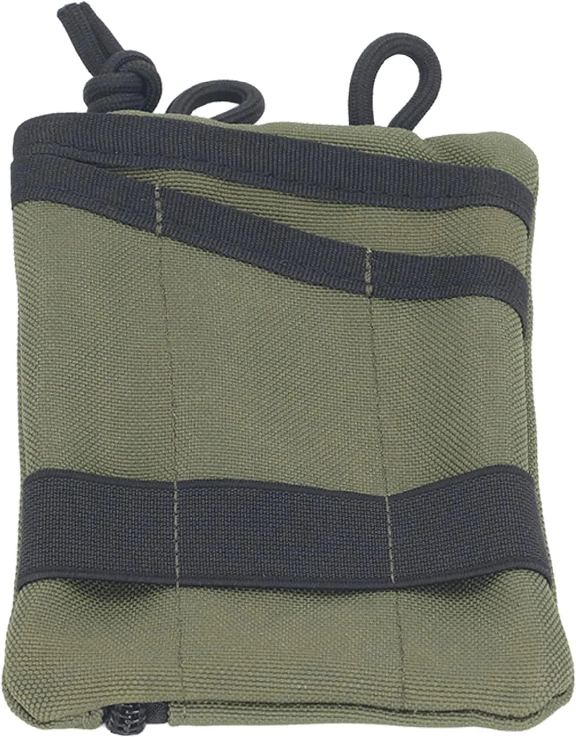 Deposit Money Bags Oxford Cloth Portable Wallet Pouches Key Card Case Holder Belt Bag Storage Pouch for Travel and Outdoor Activities (Green)