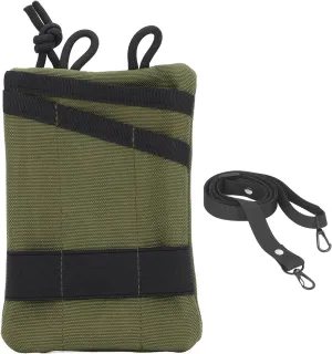 Deposit Money Bags Oxford Cloth Portable Wallet Pouches Key Card Case Holder Belt Bag Storage Pouch for Travel and Outdoor Activities (Green)
