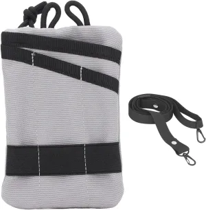 Deposit Money Bags Oxford Cloth Portable Wallet Pouches Key Card Case Holder Belt Bag Storage Pouch for Travel and Outdoor Activities (Light Grey)