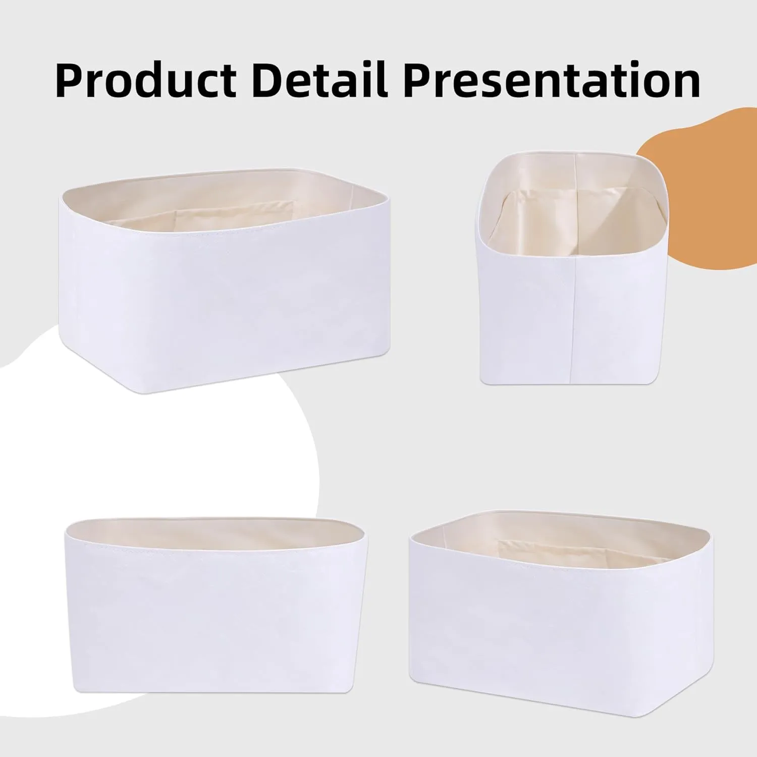 DGAZ Lightweight Purse Organizer Insert for Hermes Garden Party Bag,silk and DupontPaper handbag inner for Luxury Bags(Craie,GP36)