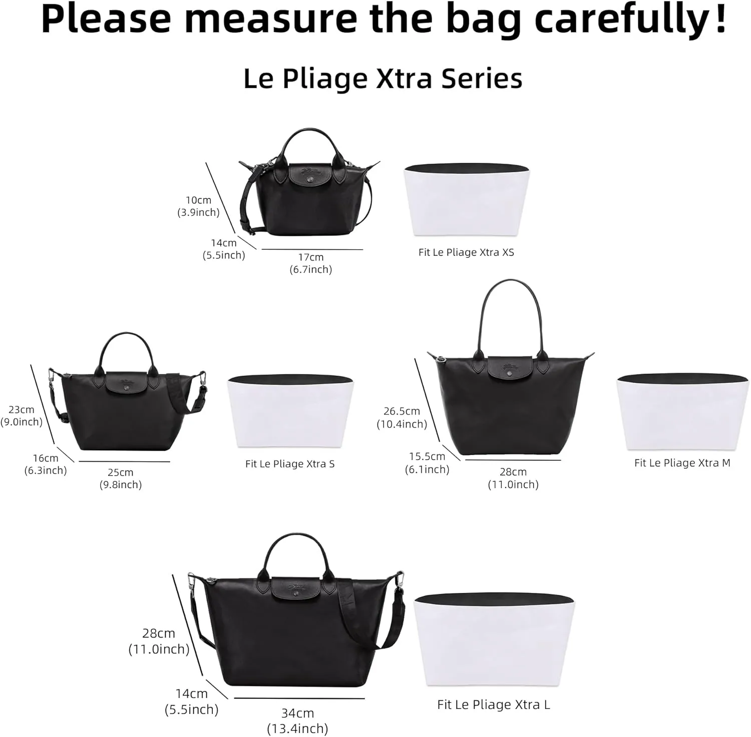 DGAZ Lightweight Purse Organizer Insert for Longchamp LE PLIAGE Xtra Bag,silk and DupontPaper handbag inner for Luxury Bags(Vert Fizz,Le Pliage Xtra XS)