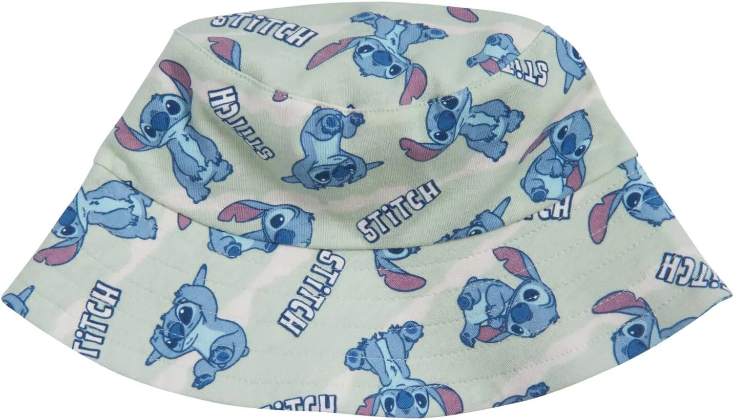 Disney Lion King Mickey Mouse Winnie The Pooh Jack Skellington Lilo & Stitch Baby Romper & Bucket Sun Hat Newborn to Infant