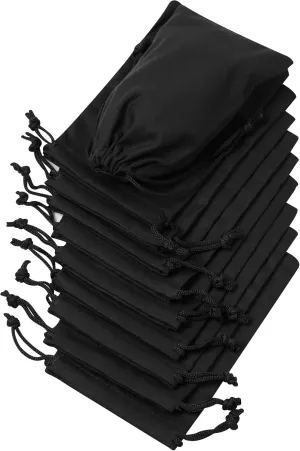 DR Drawstring Bags 12-Pack For Storage Pantry Gifts (4 x 6 inch - 12 pack)
