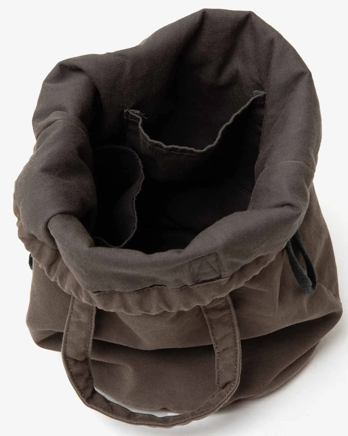 DRAWSTRING POUCH M PADDED LIGHT CANVAS