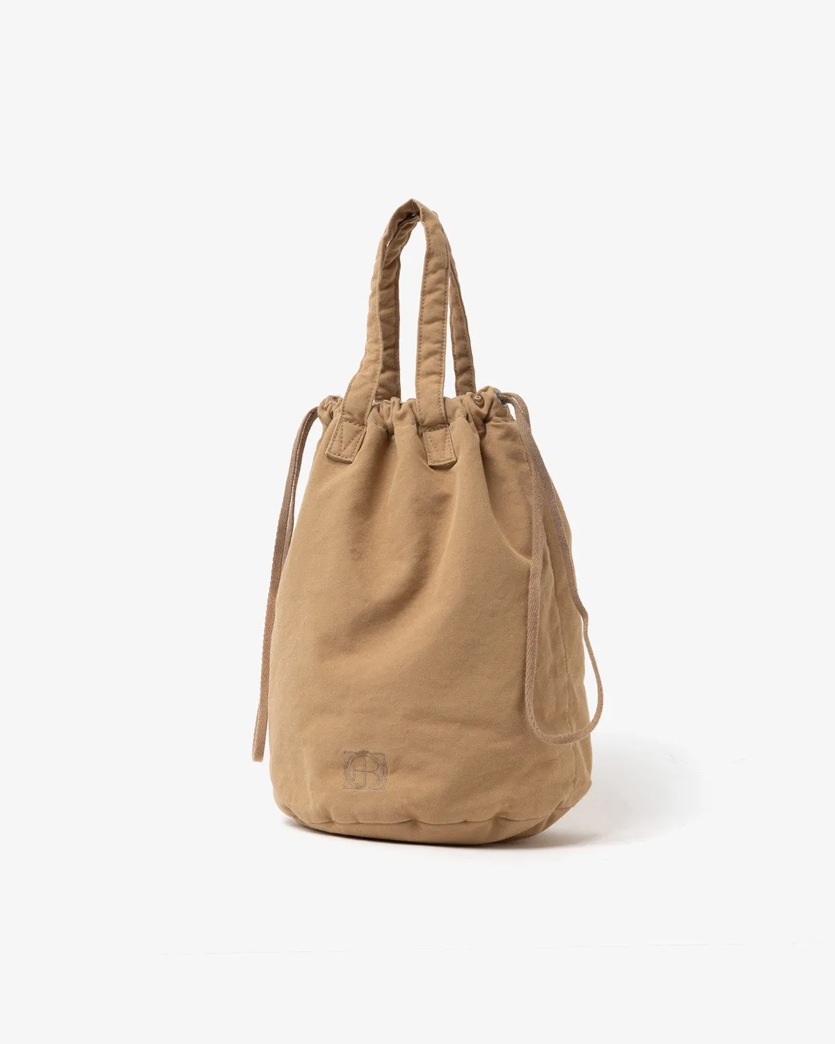 DRAWSTRING POUCH M PADDED LIGHT CANVAS