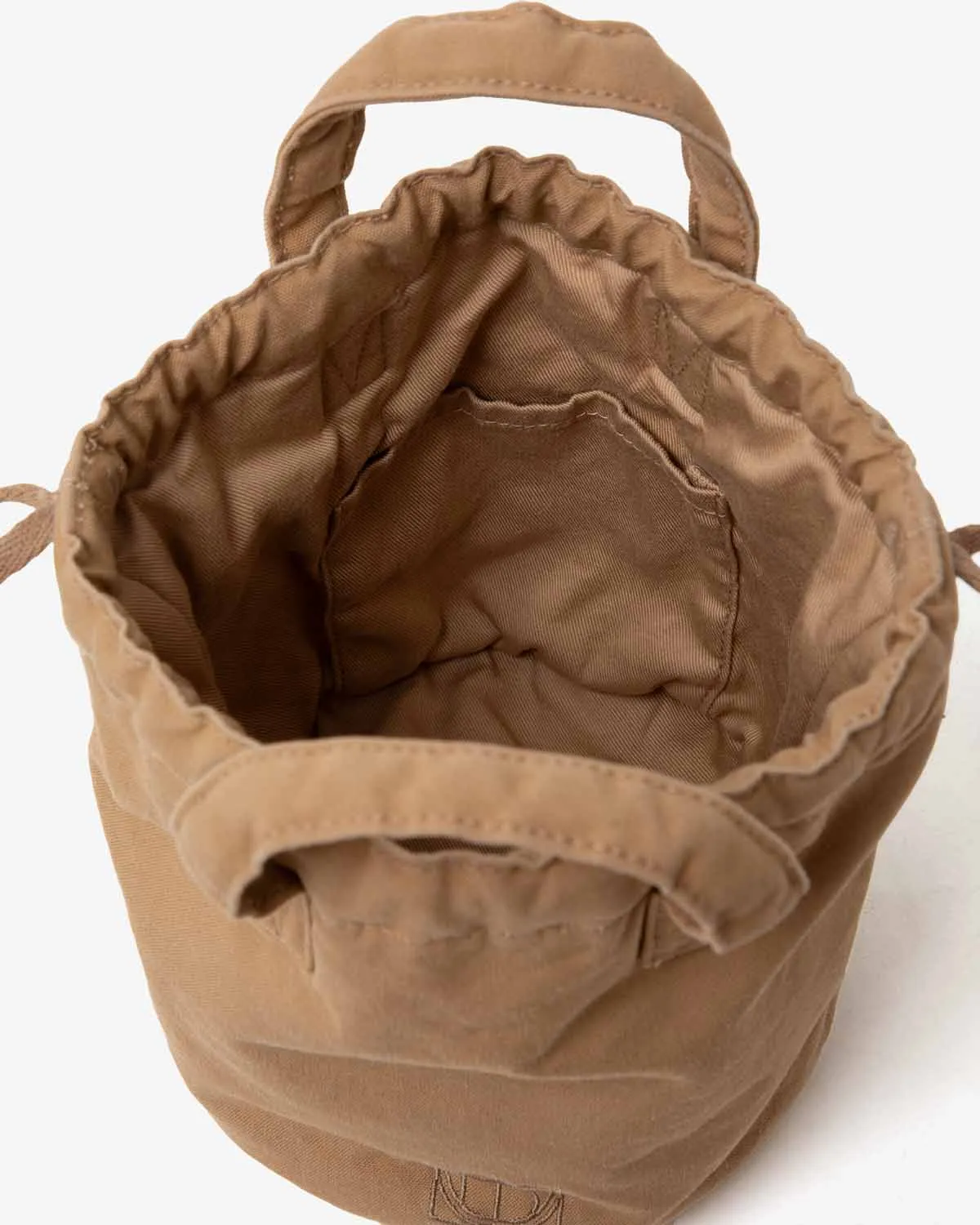 DRAWSTRING POUCH S PADDED LIGHT CANVAS