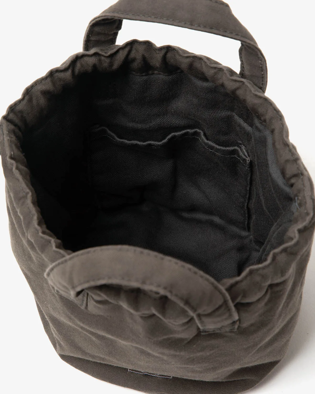 DRAWSTRING POUCH S PADDED LIGHT CANVAS