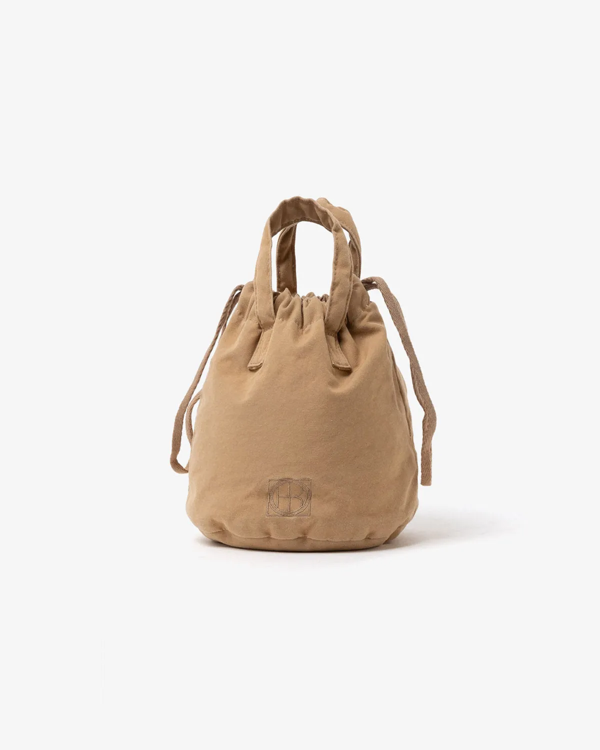 DRAWSTRING POUCH S PADDED LIGHT CANVAS
