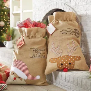 Drawstring Sack, Christmas