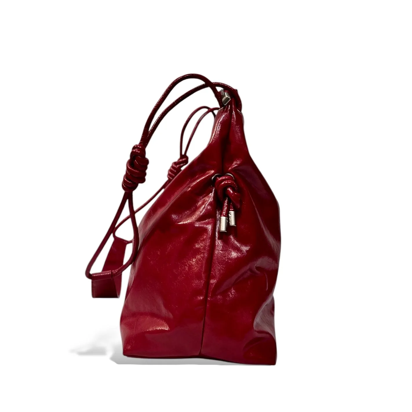 Drift Knot Calfskin Hobo Bag