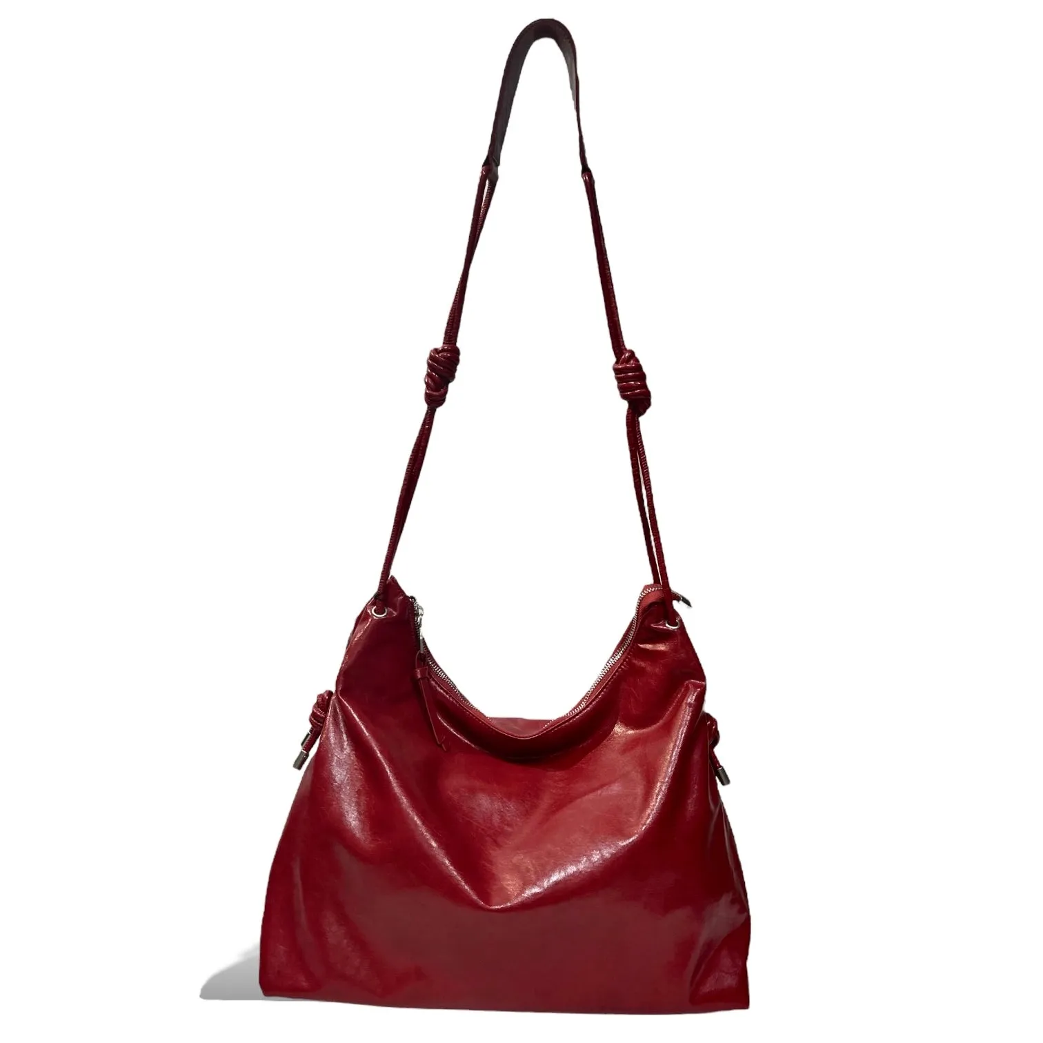 Drift Knot Calfskin Hobo Bag