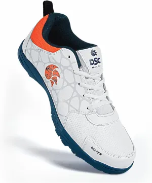 DSC Men's Beamer Cricket Shoes Size 6 UK (Fluro Yellow-White)