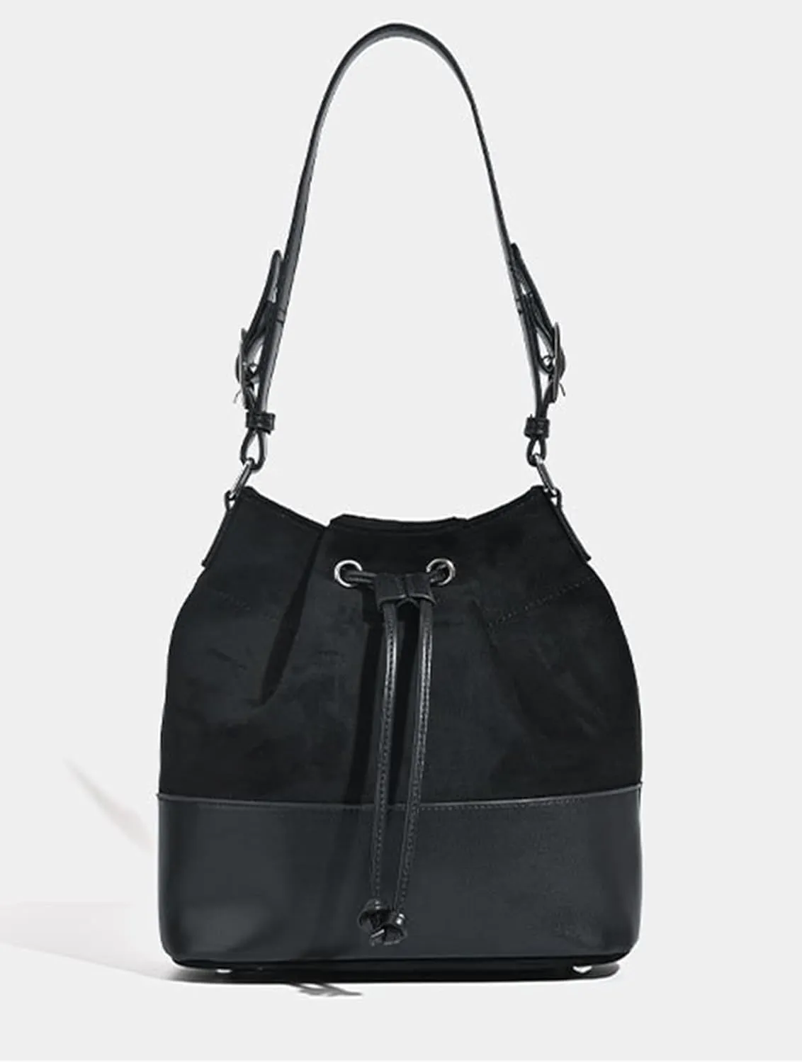 ENOPINK Bucket Bags for Women Drawstring Hobo Purses Crossbody Shoulder Bucket Handbags