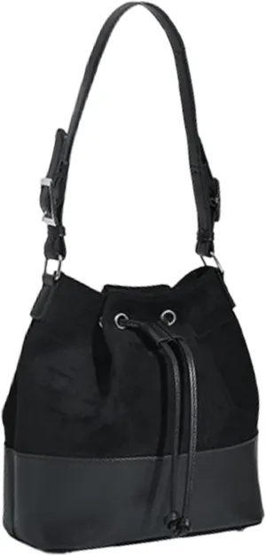 ENOPINK Bucket Bags for Women Drawstring Hobo Purses Crossbody Shoulder Bucket Handbags