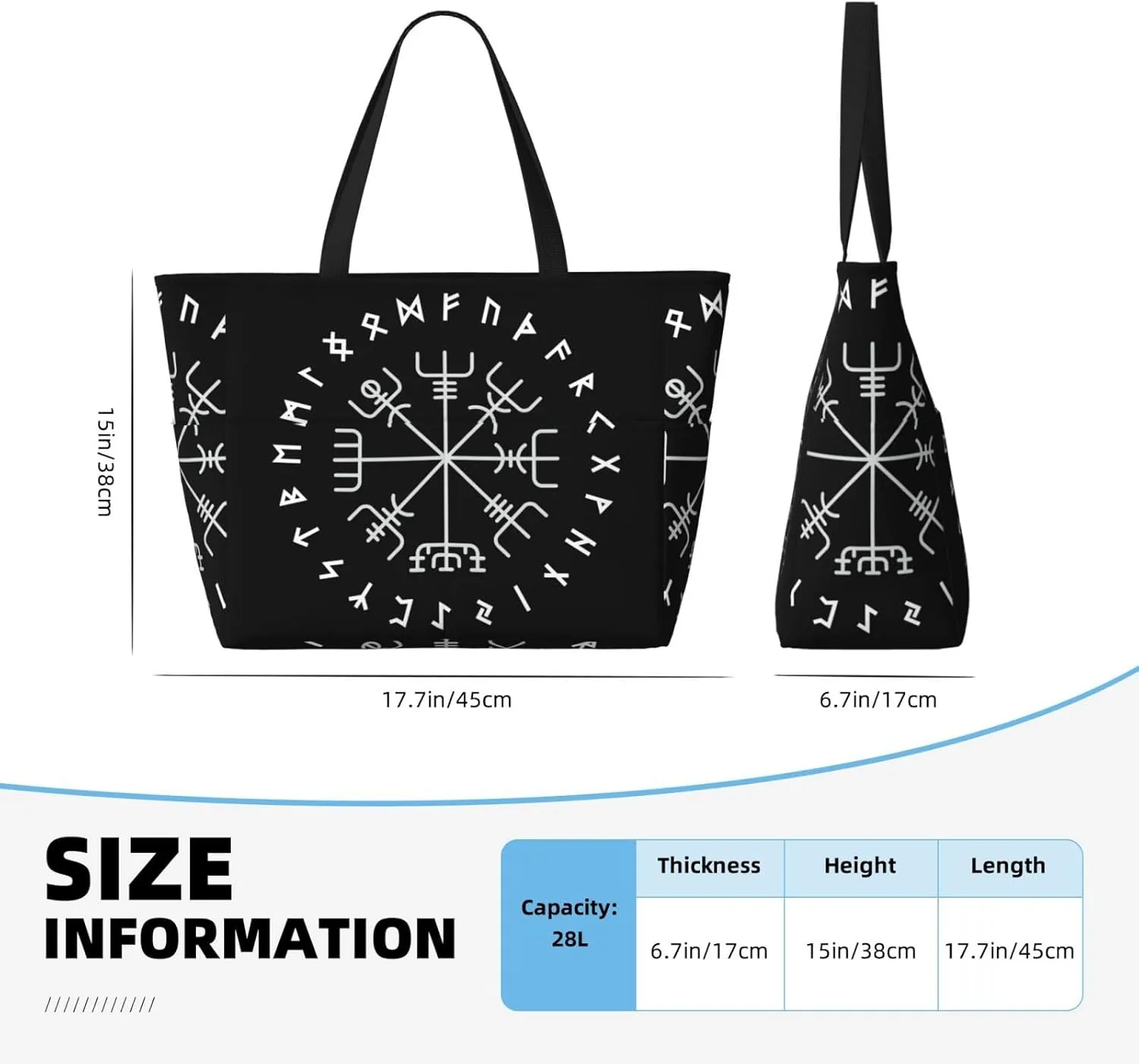 Ethiopia Flag Women's Beach Tote Bag Large Waterproof Travel Bags with Pockets Sandproof Handbag for Camping Gym Pool