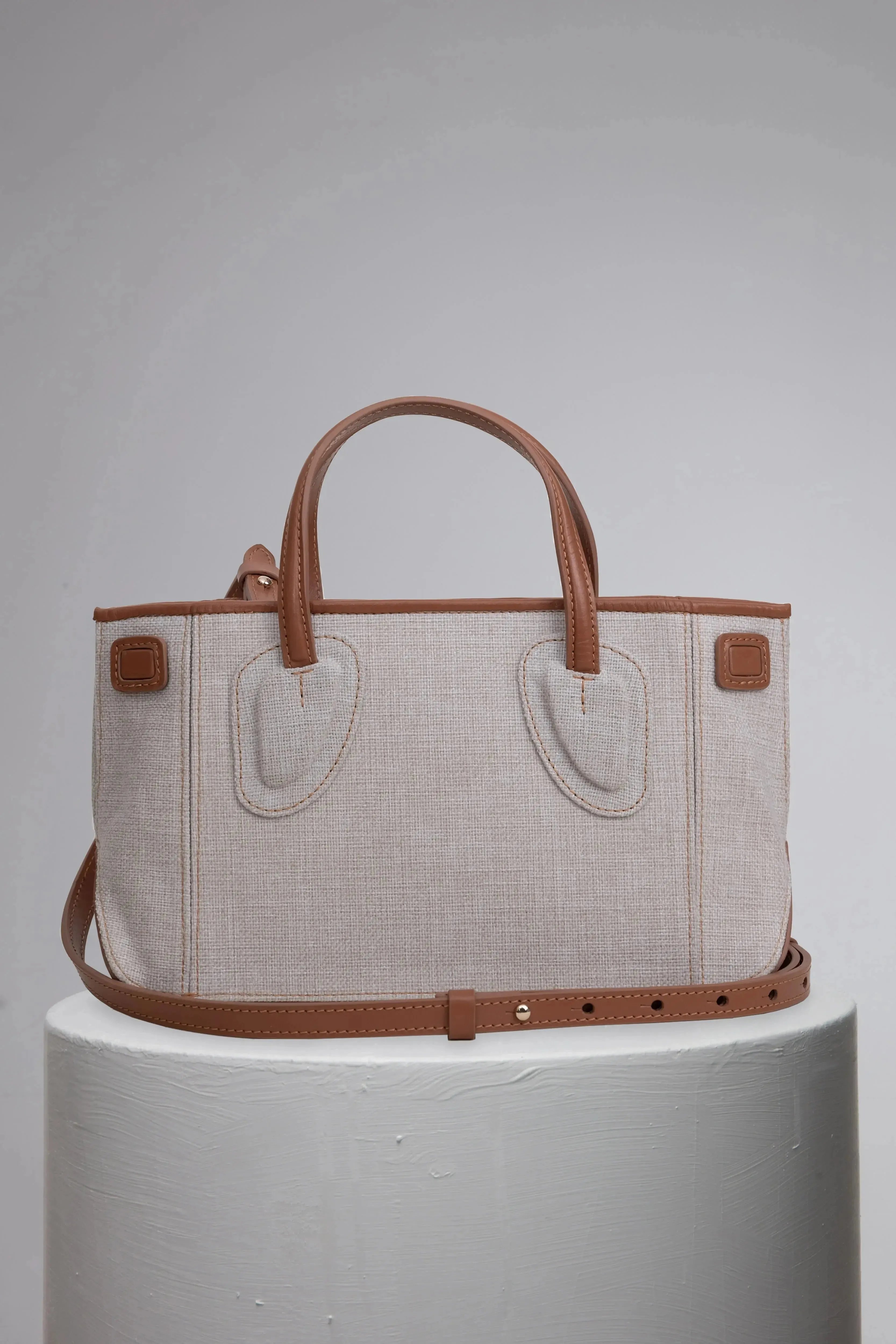EV MIDI | CANVAS Canvas Handbag by NATURAE SACRA