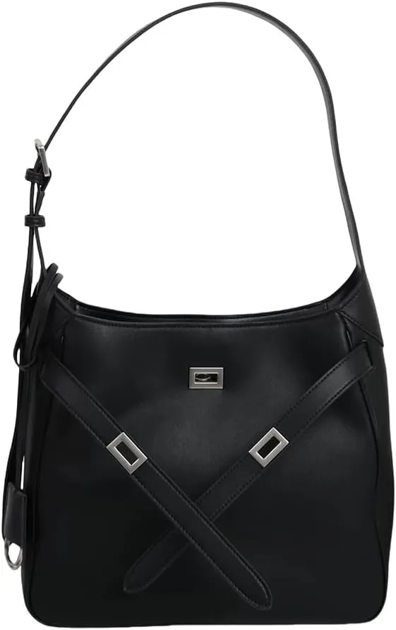 EvaLuLu Genuine Leather Bucket Bag