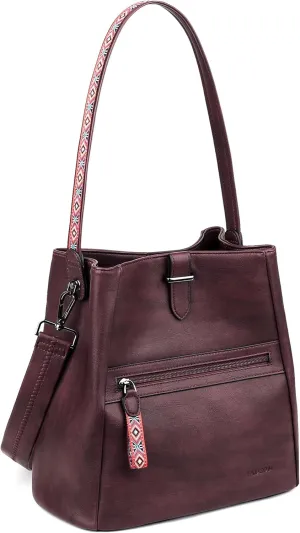 FADEON Bucket Bag for Women Purses and Handbags Designer Hobo Bags for Women Crossbody PU Leather Shoulder Bag Trendy
