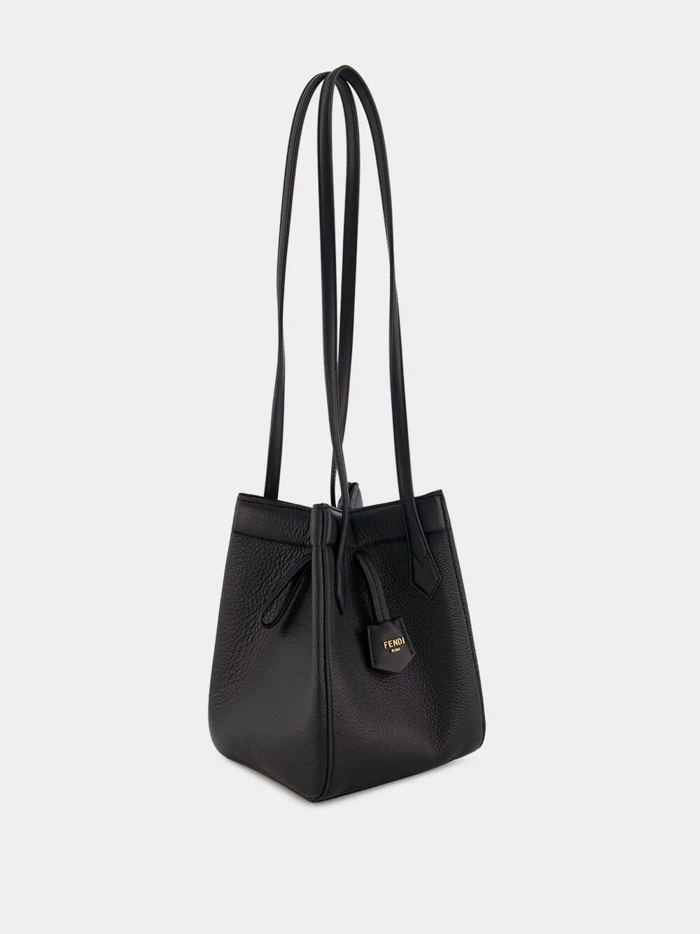 Fendi Origami Mini Black Leather