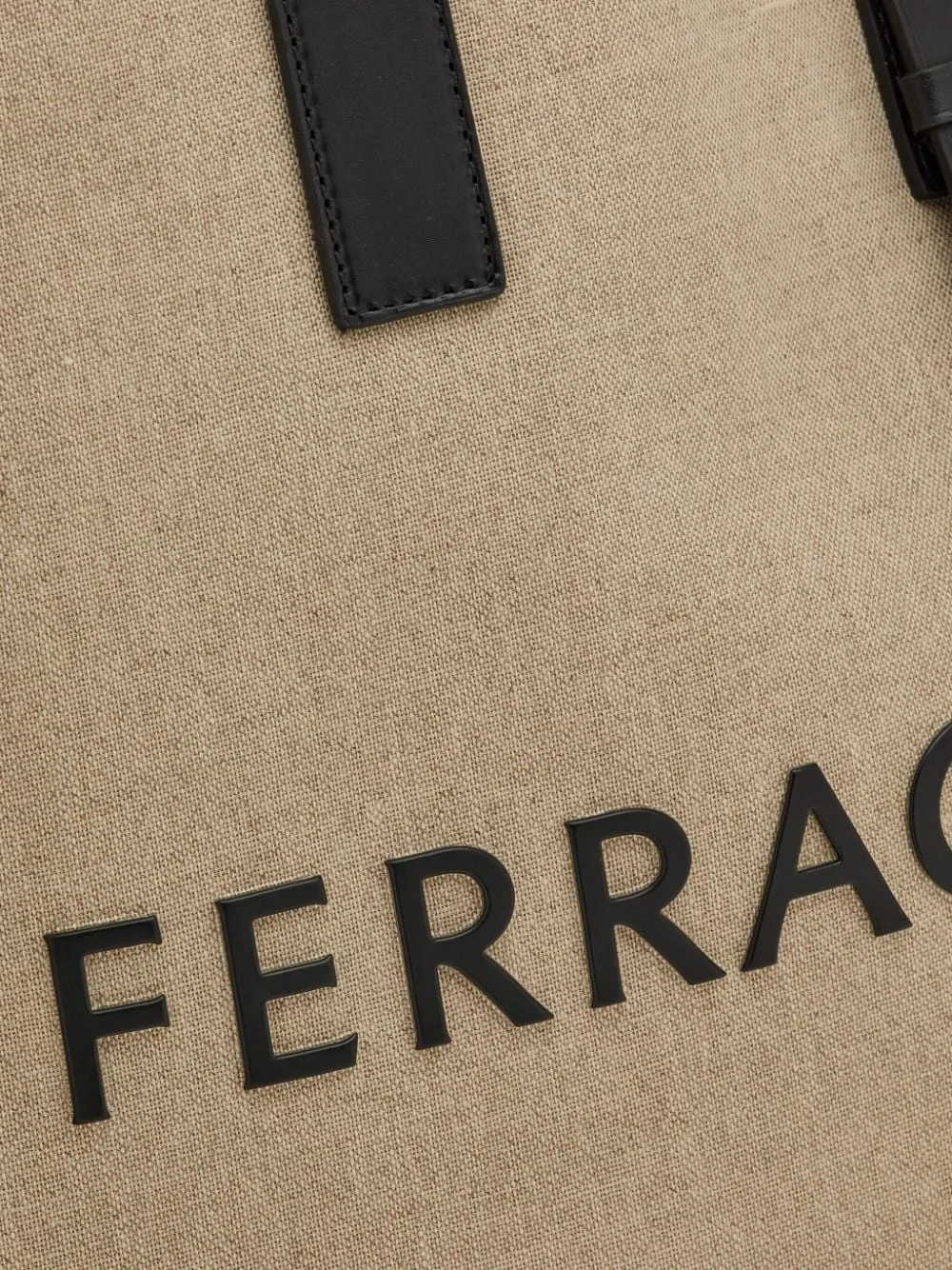 Ferragamo Logo Canvas Tote