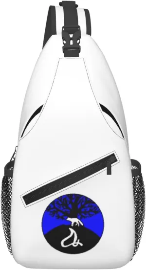 Flag Of The Mashantucket Pequot Tribal Nation Crossbody Bags For Women Men Chest Backpack Gym Shoulder Bag Travel Outdoor Sports Casual Crossbody Bags