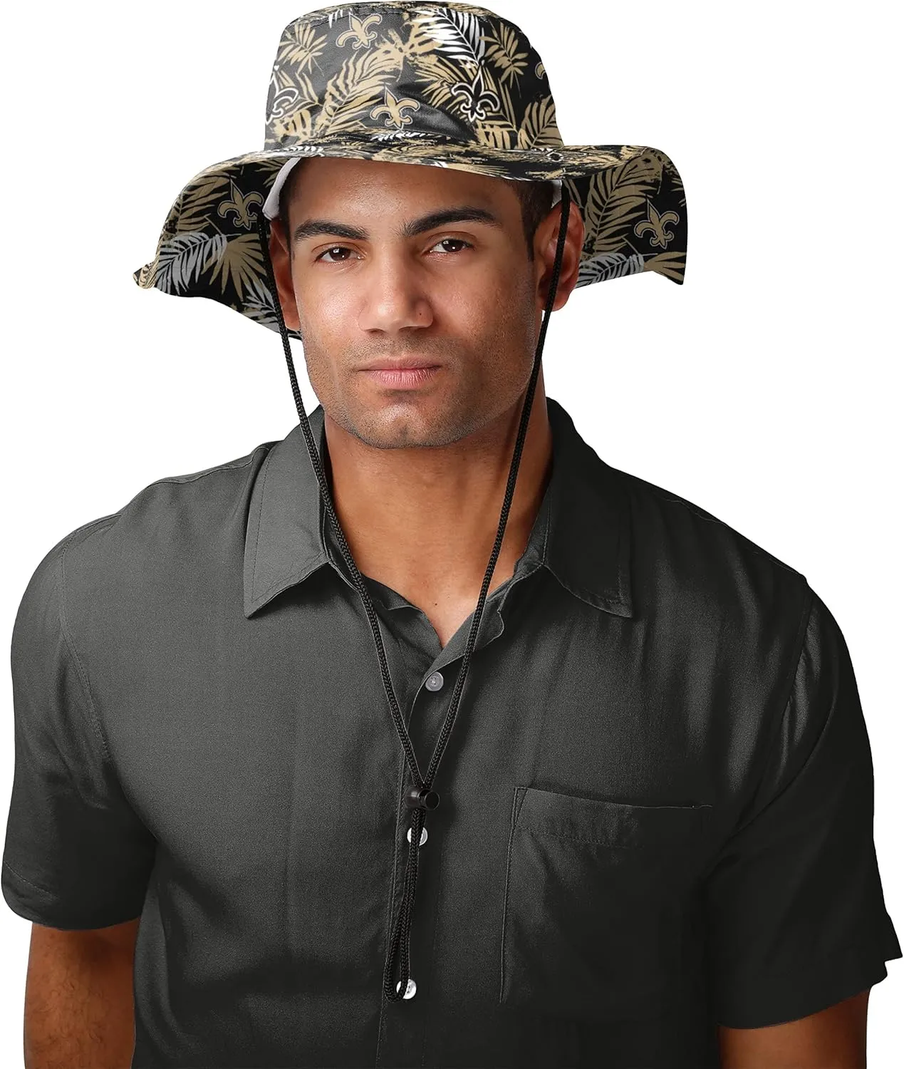 FOCO Men's NFL Team Logo Sport Outdoor Sun Bucket Boonie Hat