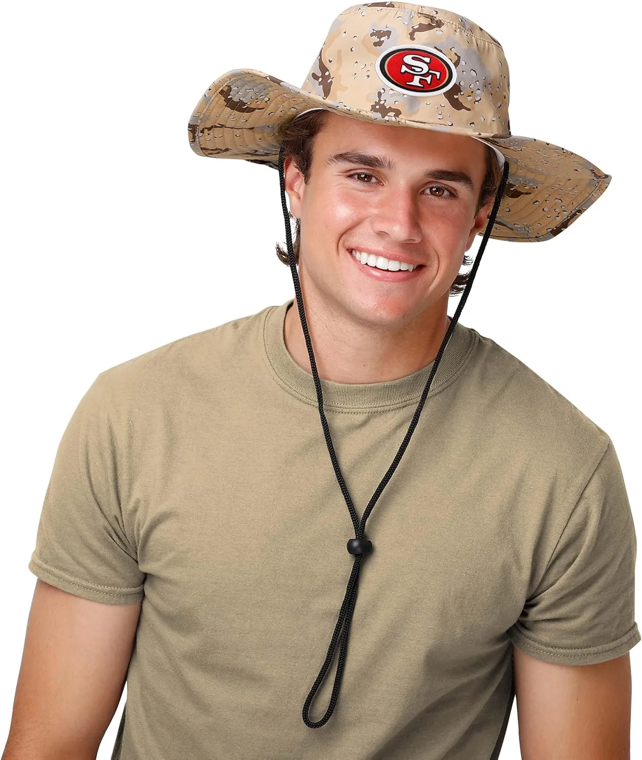 FOCO Men's NFL Team Logo Sport Outdoor Sun Bucket Boonie Hat