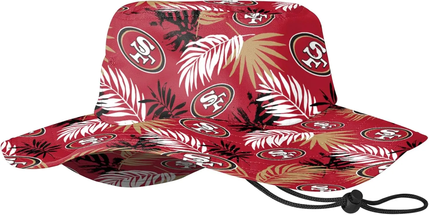 FOCO Men's NFL Team Logo Sport Outdoor Sun Bucket Boonie Hat
