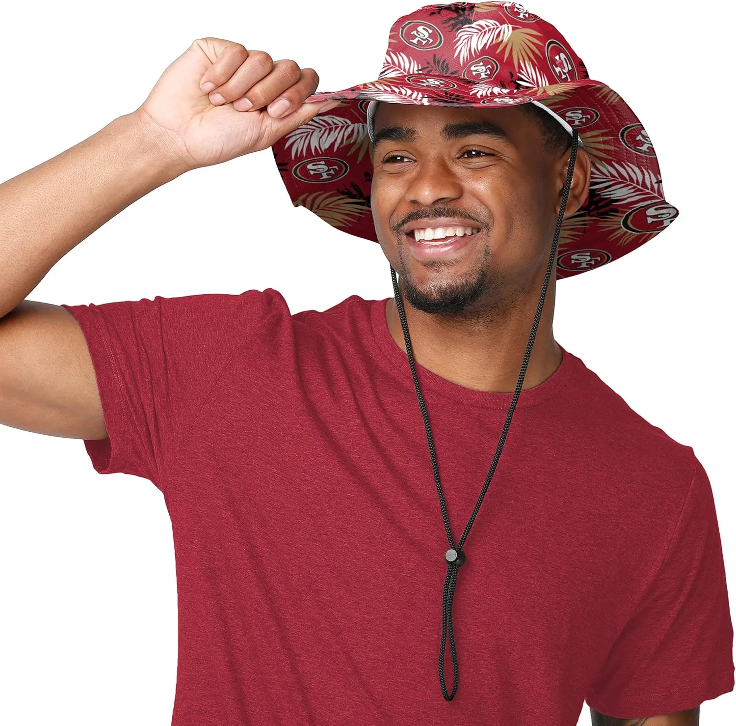 FOCO Men's NFL Team Logo Sport Outdoor Sun Bucket Boonie Hat