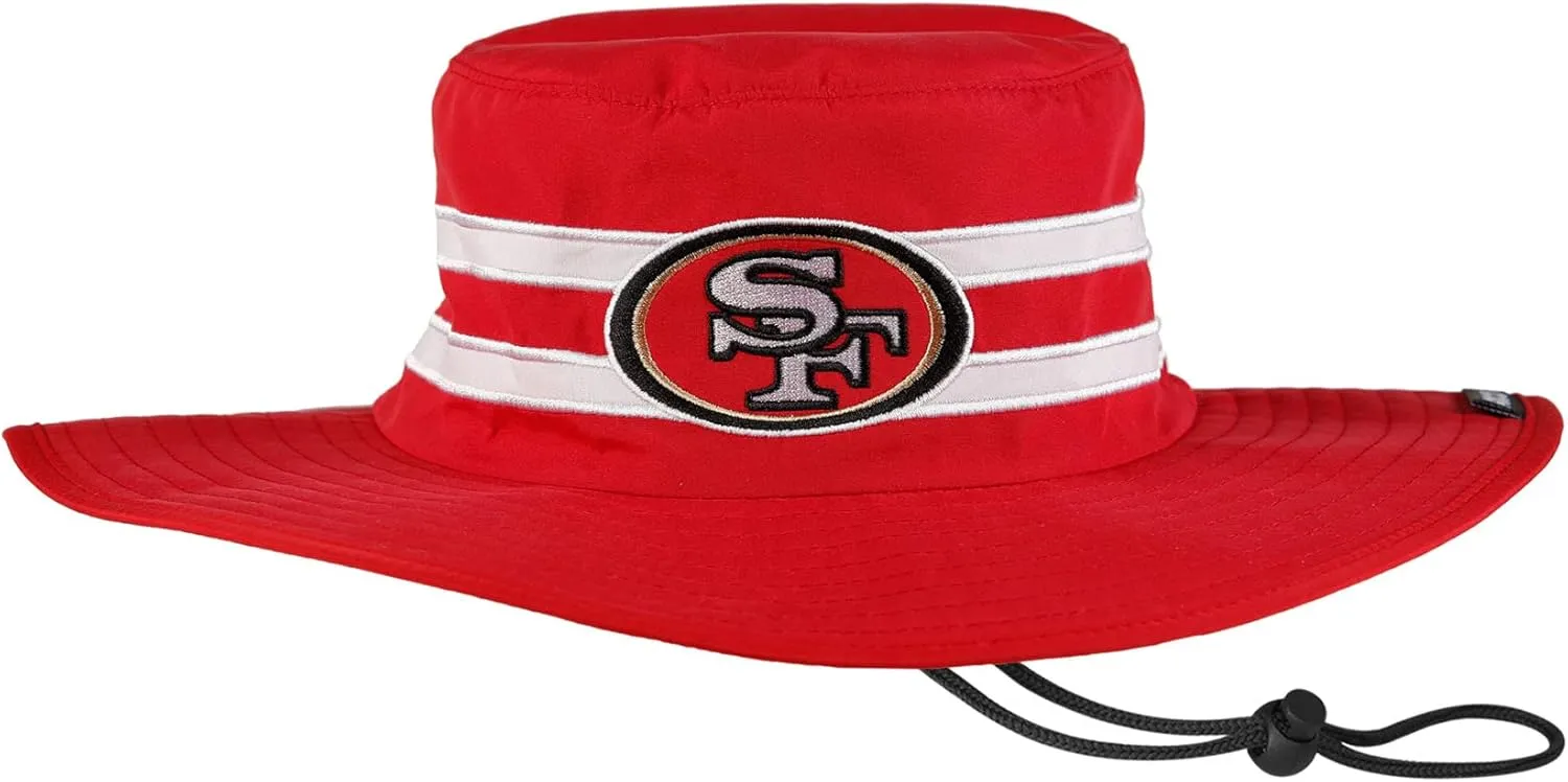 FOCO Men's NFL Team Logo Sport Outdoor Sun Bucket Boonie Hat