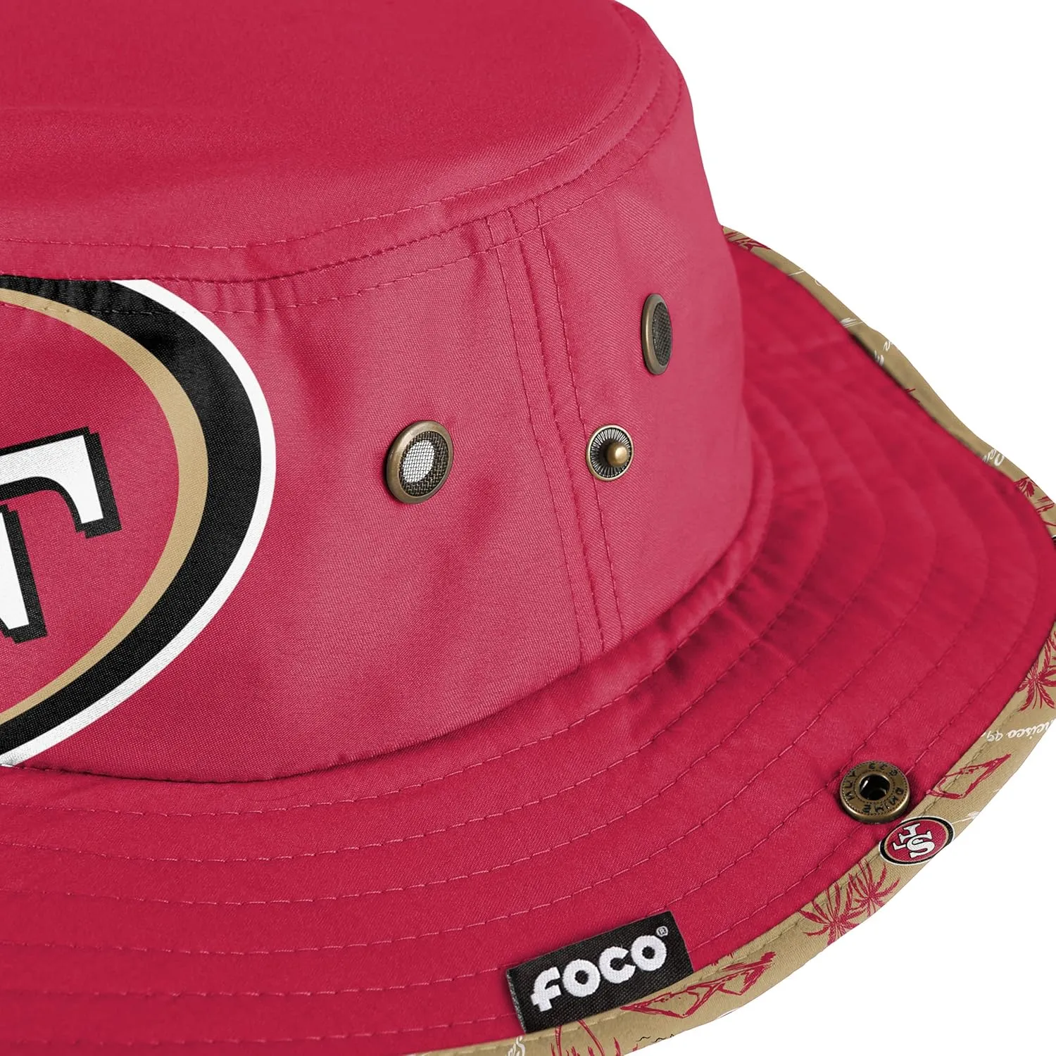 FOCO Men's NFL Team Logo Sport Outdoor Sun Bucket Boonie Hat