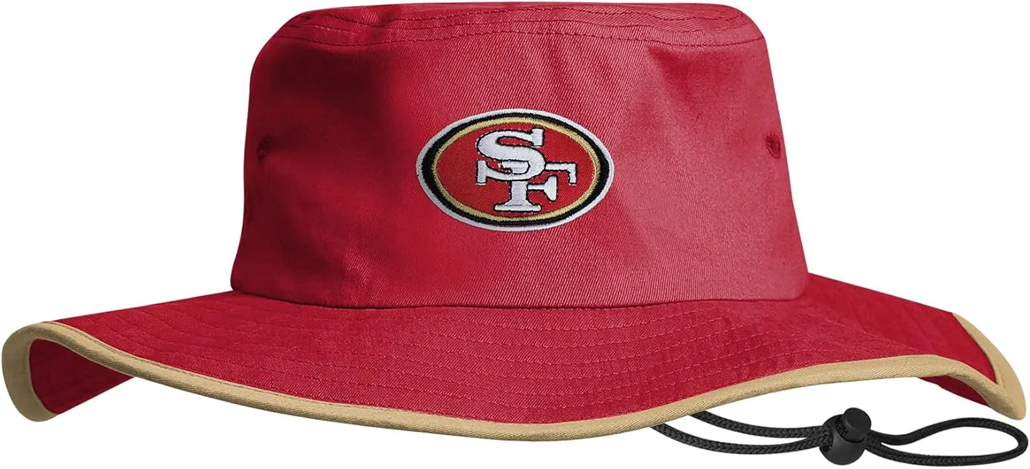 FOCO Unisex NFL Team Logo Sport Outdoor Sun Bucket Boonie Hat