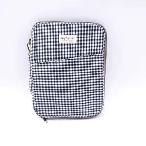 Funda Ipad algodón Vichy Negro Bags Garden