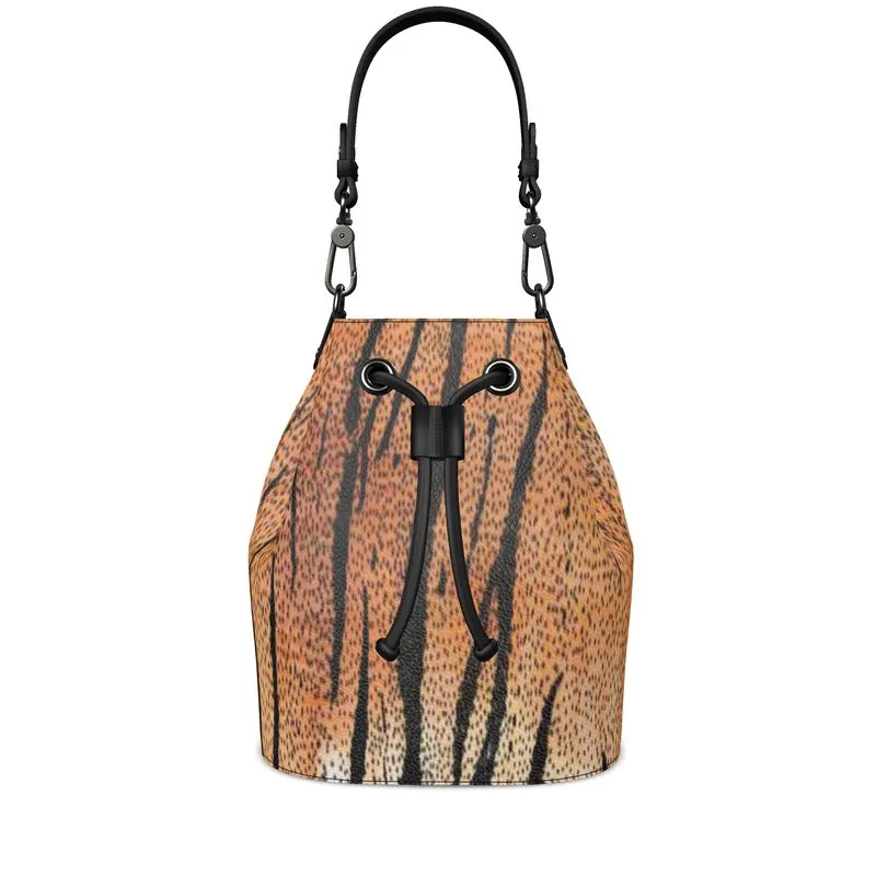 FZ AFRICAN PRINT DESIGNER BUCKET BAG