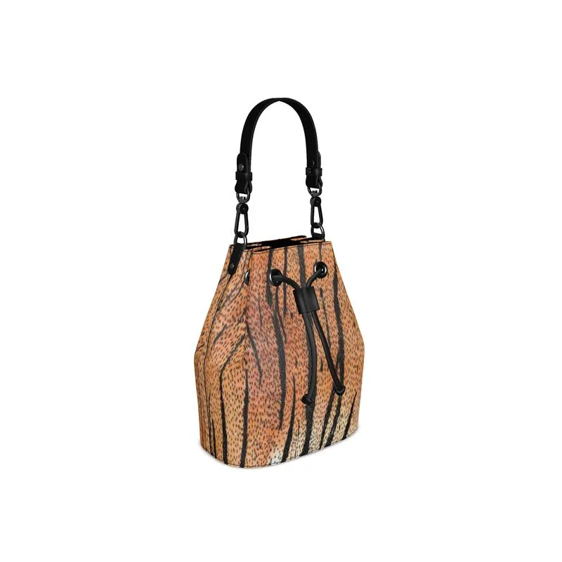 FZ AFRICAN PRINT DESIGNER BUCKET BAG