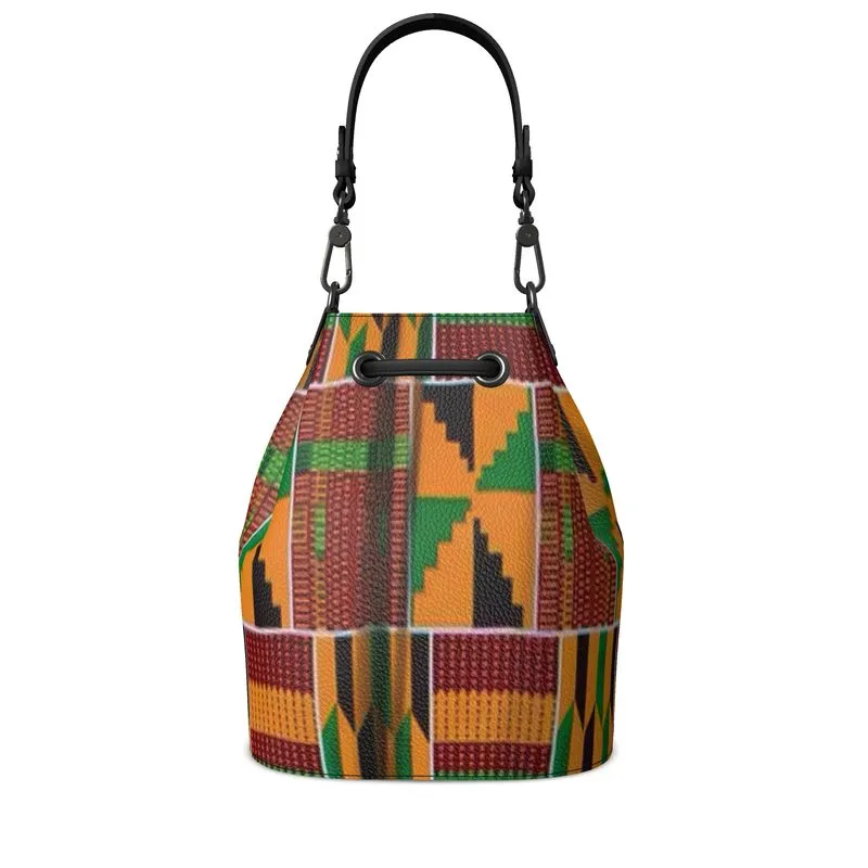 FZ DESIGNER AFRICAN PRINT BUCKET BAG