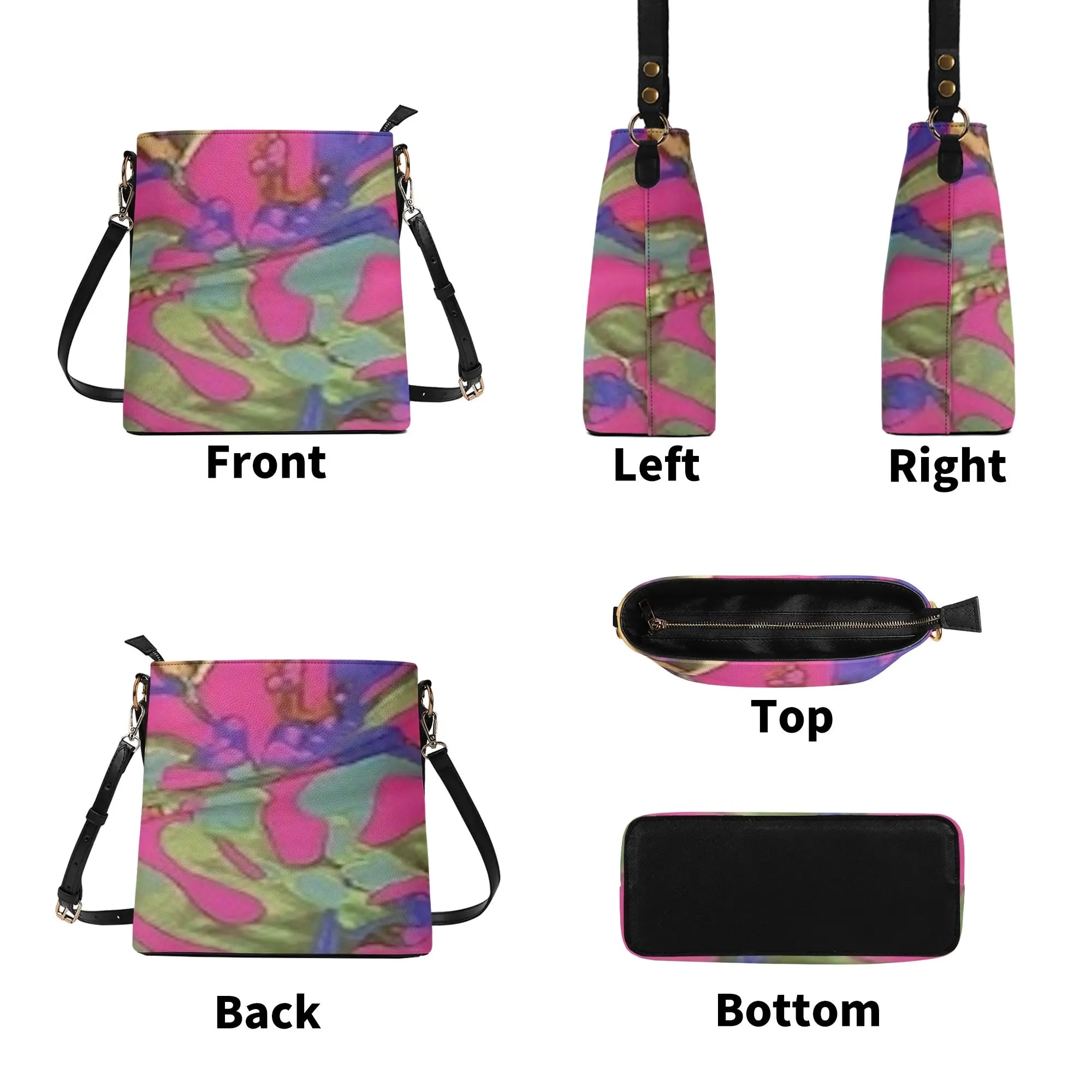FZ Women's PU Bucket Bag